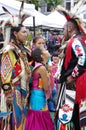 Pow-wow, a gathering of aboriginal peoples Royalty Free Stock Photo